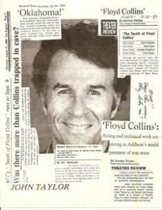 The Death of Floyd Collins reviews, Dallas Texas